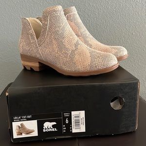 Sorel Lolla Cut Out, Natural, sz 6